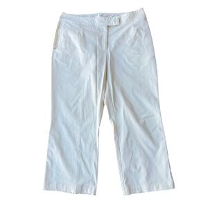 Nike Golf Dri-FIT Womens Size 14 L Yellow Capri Cropped Performance Pants